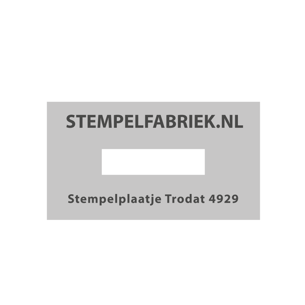 Stempelplaat Trodat Printy 4729 datum