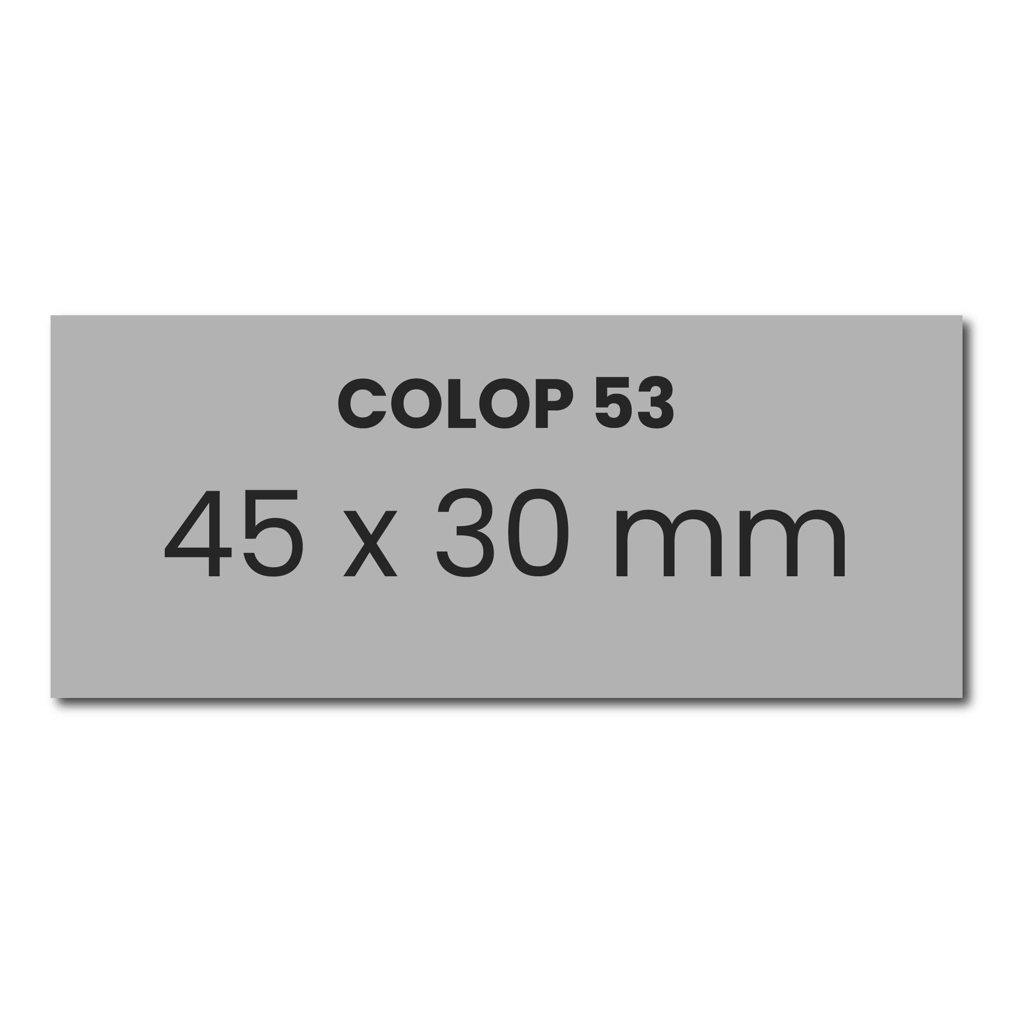 Colop Printer 53 Stempelplaatje