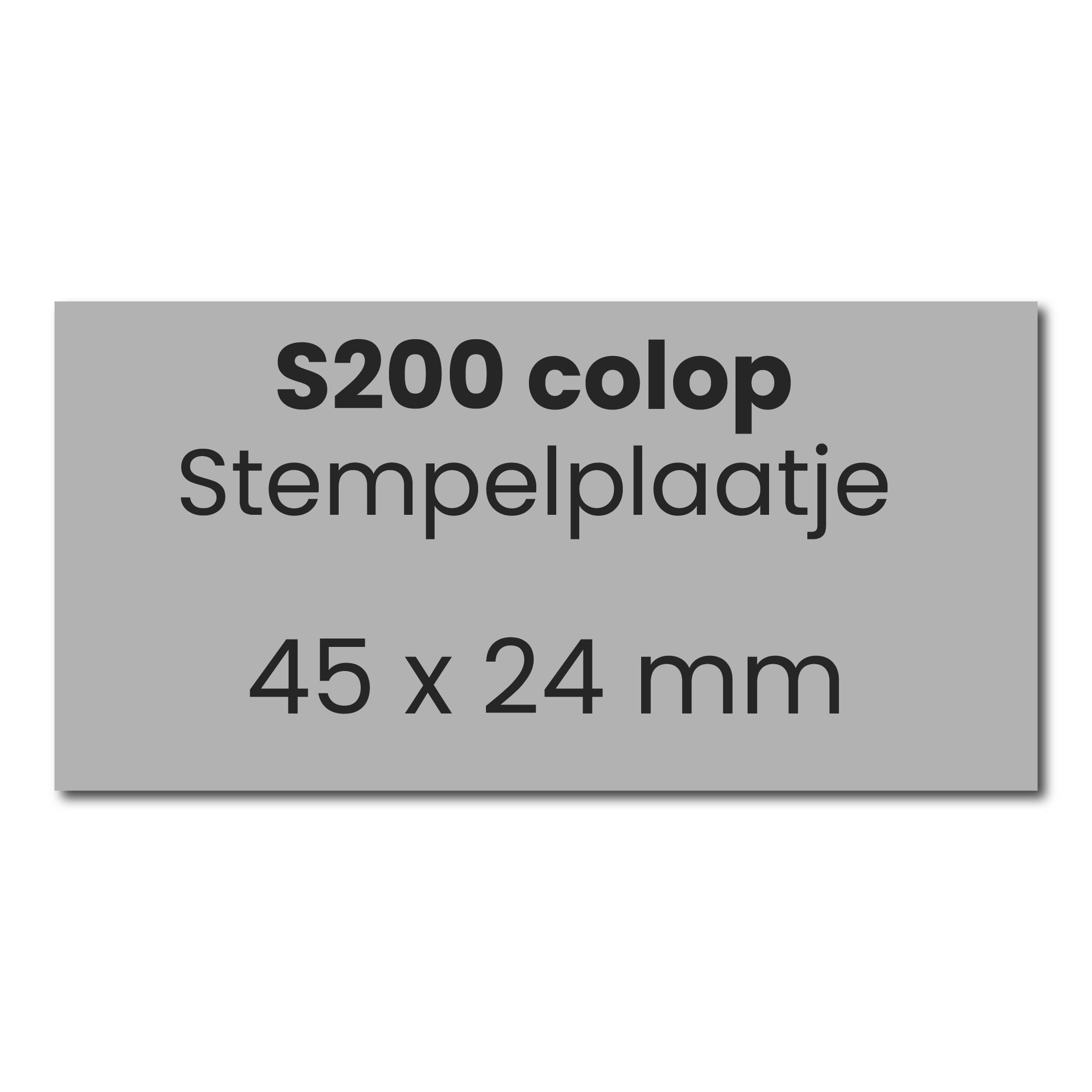 Stempelplaatje Colop Printer S200