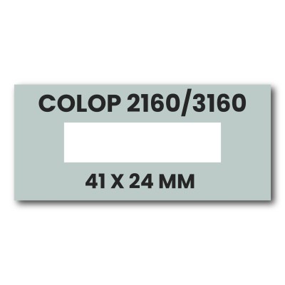 Stempelplaatje Colop 2160 & 3160