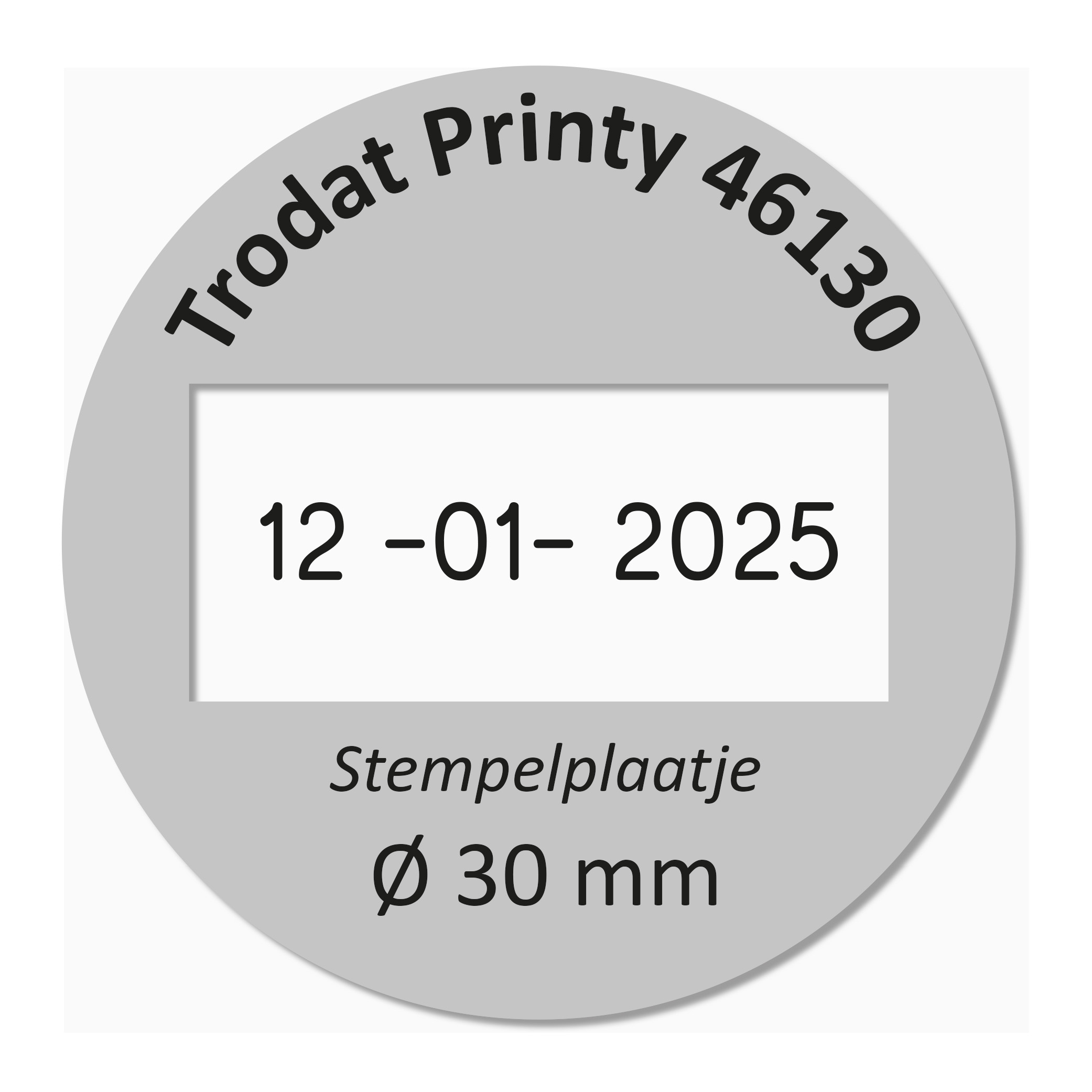 Stempelplaatje Trodat Printy 46130